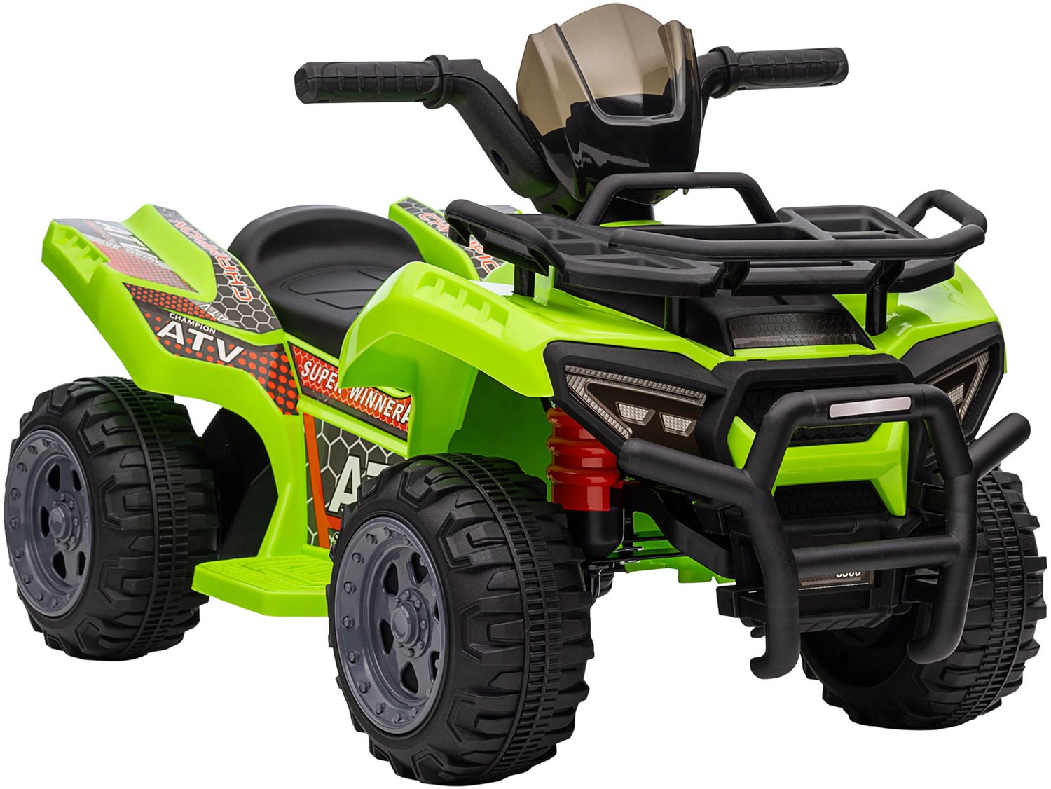 Homona Kinderquad 6V - Met muziekfunctie - 70 x 42 x 45 cm - Groen
