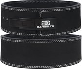 Barbelts Lever Belt 10mm - Zwart - Maat M - Powerlift riem met clipsluiting - Lifting belt