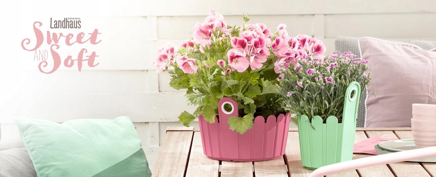 EMSA Pot/Plantenbak 15 cm Donkergroen - Stijlvol Huis & Tuin