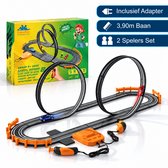 CosmoToys Elektrische Racebaan - 3,9 METER - Auto Speelgoed - voor Kinderen - Kinderspeelgoed - Autobaan Speelgoed - Looping