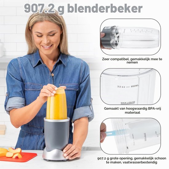 Blenderaccessoireset - 8 delen - Compatibel met 600W/900W — afbeelding 5