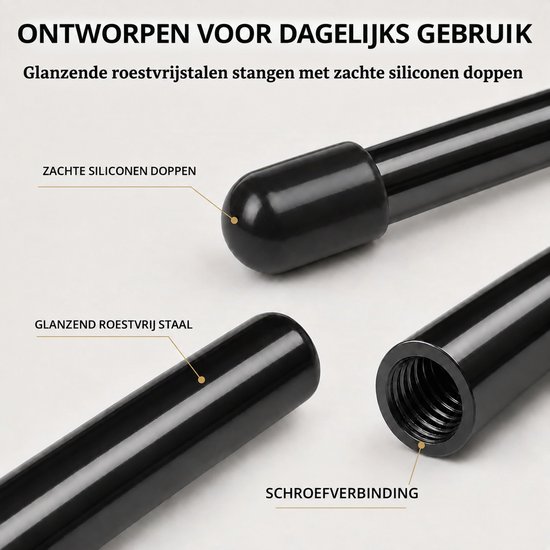 Flessen Droogrek voor Waterflessen - Afdruiprek met 5 Stangen en Opvangbak - Compact Flessenrek voor Keuken — afbeelding 2