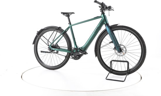Cube Editor Hybrid SLT Elektrische citybike Bosch Accu 400Wh 28" 2025 groen Pro — afbeelding 3