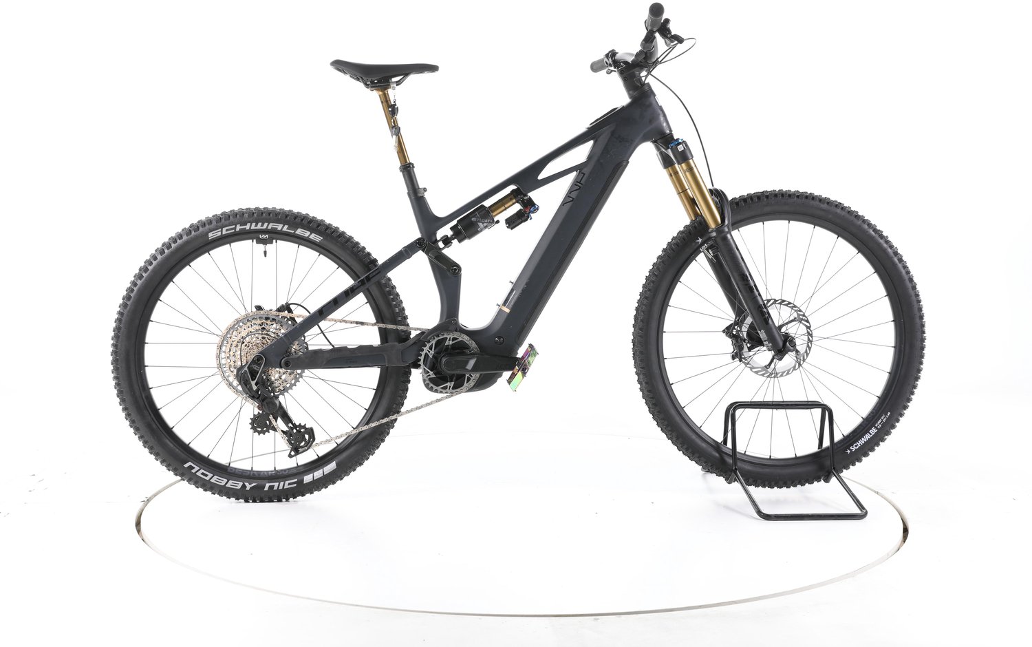 Cube Stereo Hybrid ONE77 HPC AT Elektrische full-suspension mountainbike Bosch