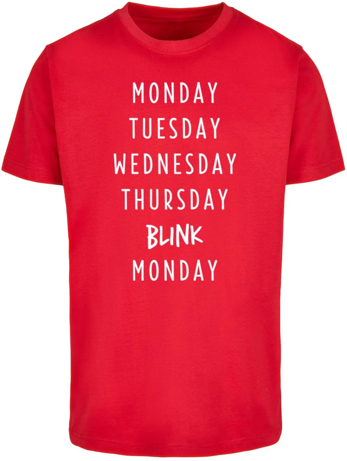 T-shirt met ronde hals Mister Tee Blink Vergetenoranje