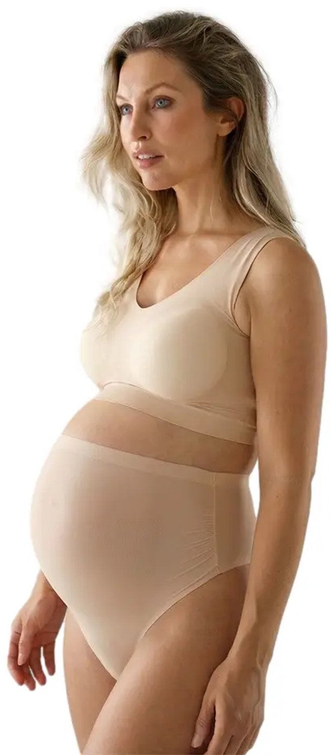 Bye Bra Naadloze Uni Stretch BH Top voor Dames – Draadloze V-hals Bralette, Lichte Ondersteuning, Onzichtbare Pasvorm, Beige & Zwart, XS/S–XL/XXL (Zwart, XS/S)
