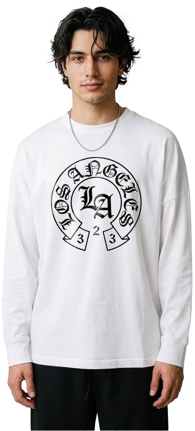 Longsleeve T-shirt Mister Tee LA Dynasty Wit