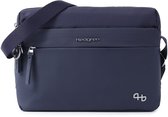 Hedgren MORI – A4 Crossbody 13 inch – 2 compartimenten – Smart Sleeve – Gerecycled waterafstotend materiaal – RFID – Peacoat Blue