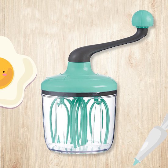 Handmixer - Roterend - Groen - Kunststof — afbeelding 5