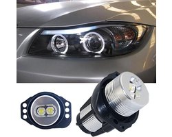 Ricoy Voor E90 E91 2005-2008 3 Serie CREE 6W Angel Eyes LED Halo Ring Marker Licht 6000K (Pack van 2)