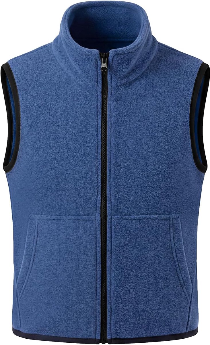 Fleecevestjes voor Kinderen, Mouwloze Fleecevestjes met Rits, Warme Vestjes voor Jongens en Meisjes, Herfst en Winterjassen Fleecevest 3-12 Jaar
