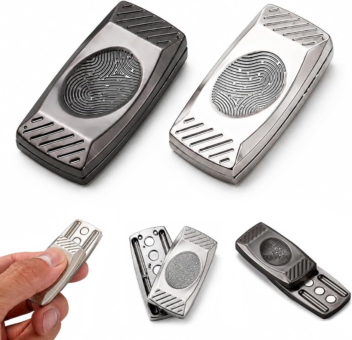 2 Stuks Fidget Speeltje voor Volwassenen, Speelgoed met Magneten, Anti-stress Tactiele Gadget, Magnetische Structuur, Klein en Draagbaar, Voor Mannen en Vrouwen