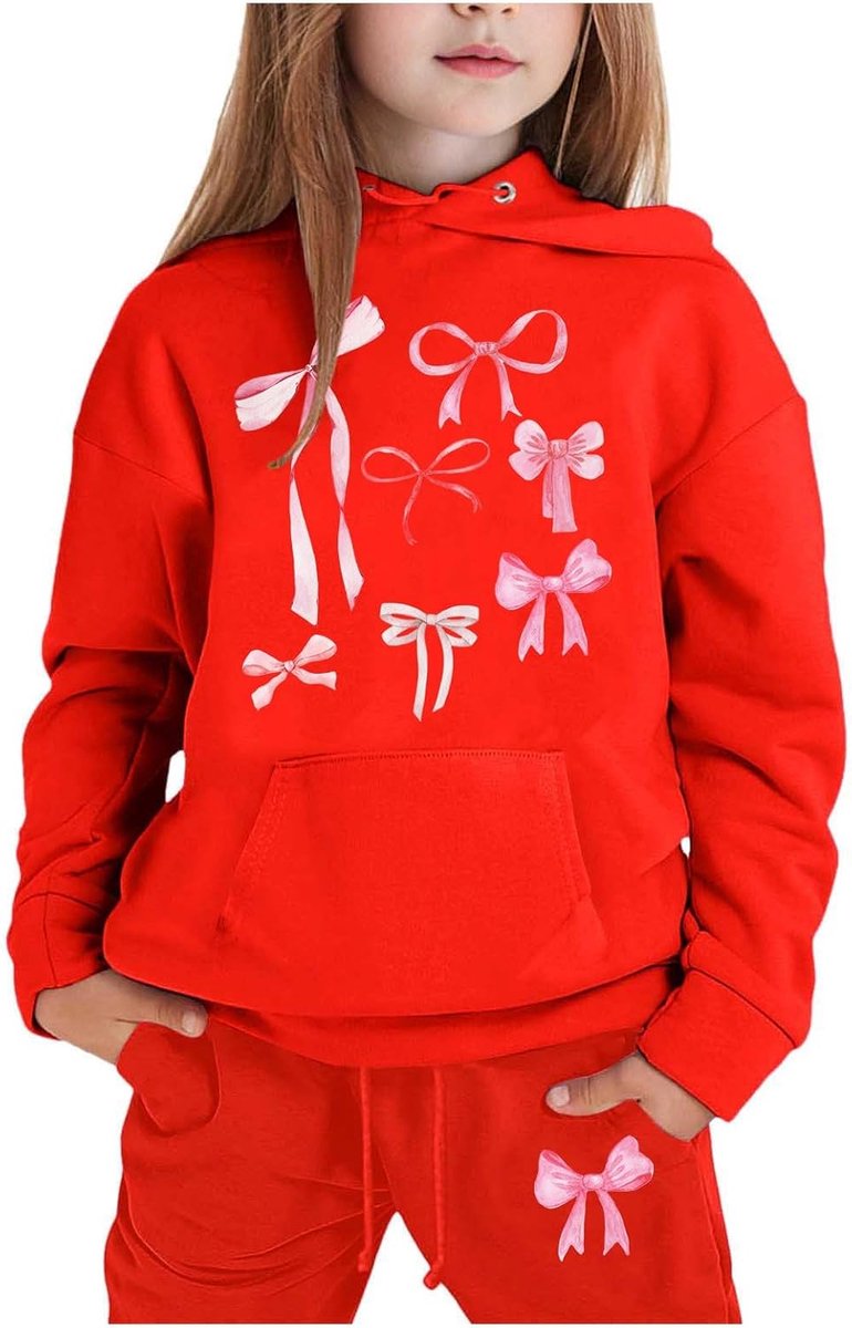 2-delige set voor meisjes, katoen, kindertrui en broek, elastische taille, zacht, licht, ademend, modieuze stijl, zomer, voor school, uitgaan, elke dag, A14