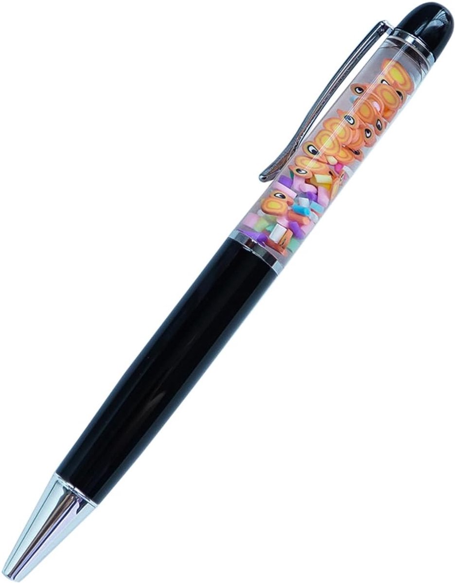 Balpen in de vorm van een drijvende eend, vloeibaar, leuk cadeau
