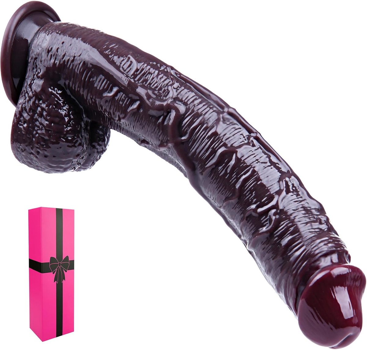 30 cm dikke dildo, zwarte siliconen dildo, sterke zuignap. Extra grote XXXL brede anale dildos, realistische verlengde dildos, seksspeeltjes voor volwassenen