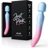 Just Pink Hot Date - Verwarmde Magic Wand Vibrator met Warme Tip - Wand Massager met 2 Motoren - Clitoris Stimulator - Vibrators voor Vrouwen - Sex Toys voor Koppels - Oplaadbaar