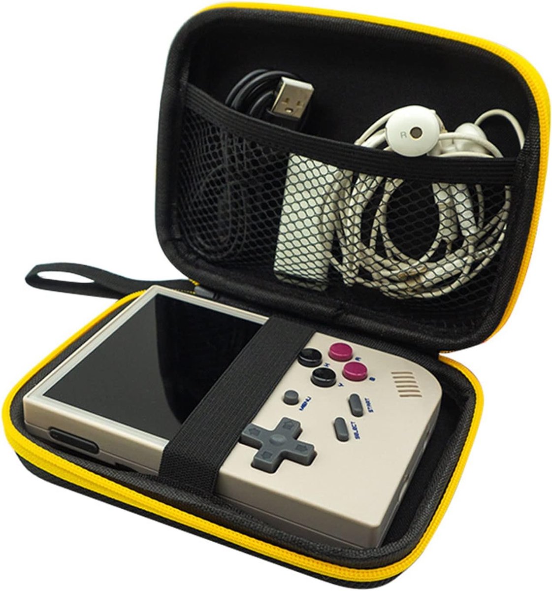 SnelShoppen - Hard Carrying Case voor Handheld Game Consoles, EVA Opbergtas Geschikt voor RG35XX en RG353VS, Waterdicht, Stofdicht, Ideaal voor Reizen