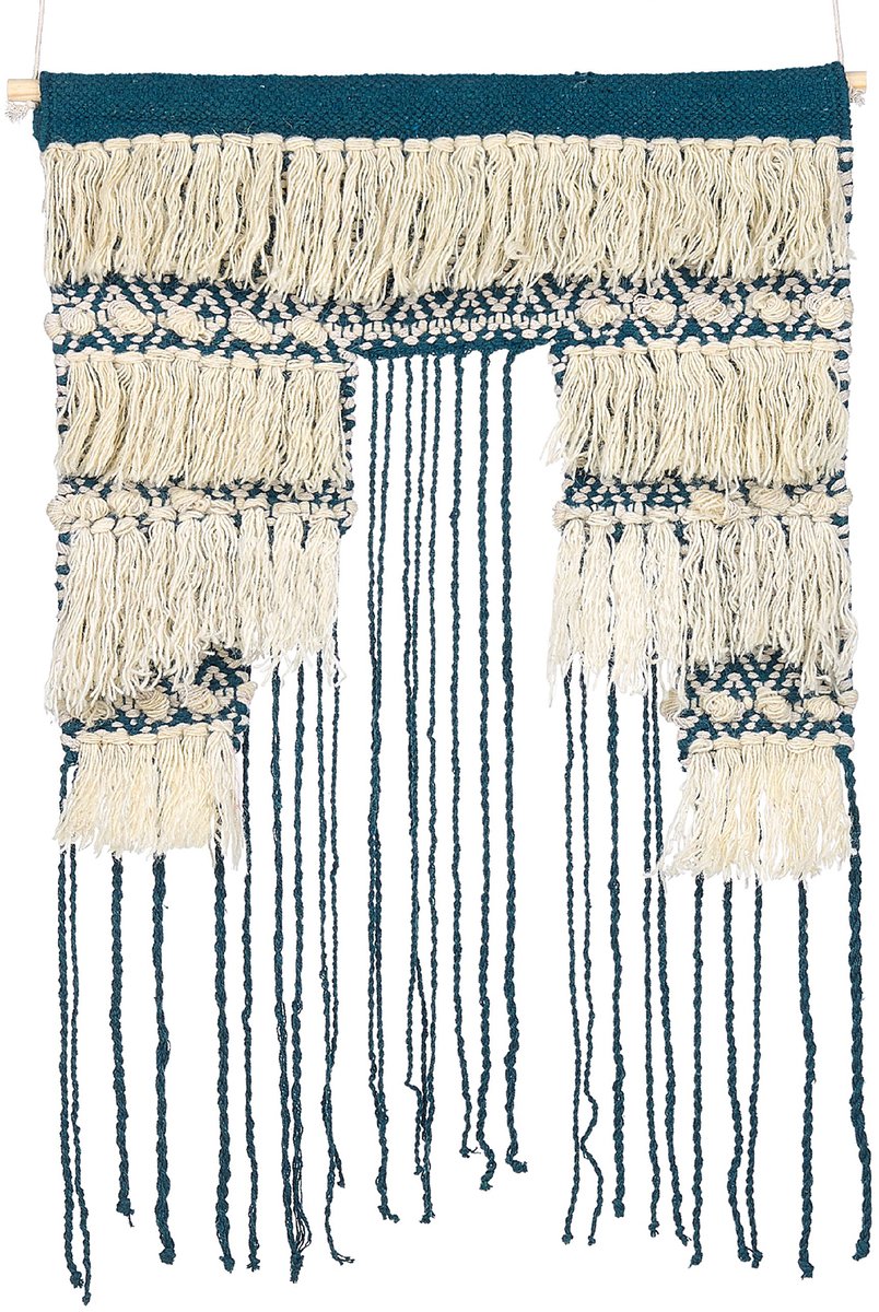 NADRA - Wanddecoratie - Donkerblauw - Katoen