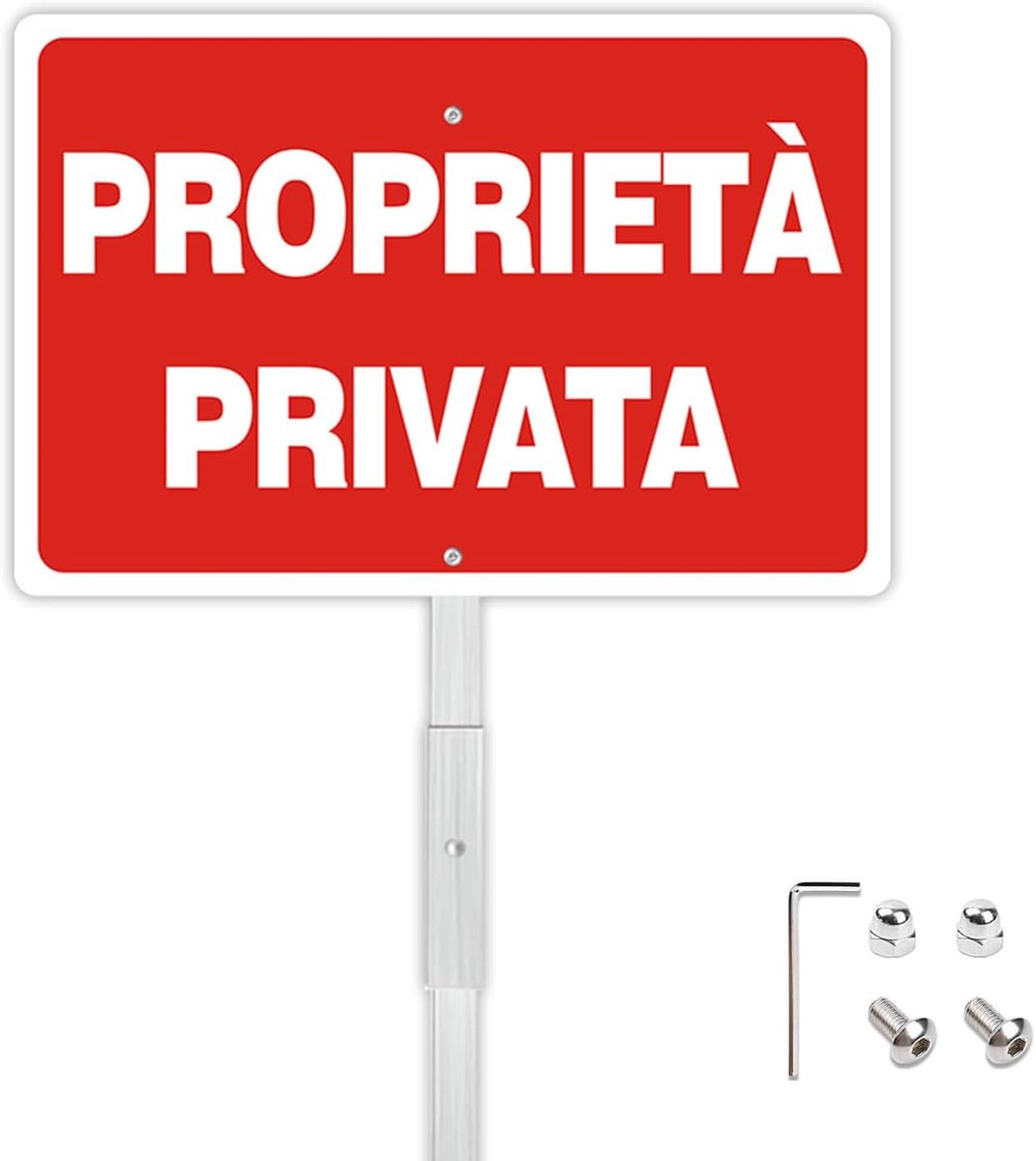 Privé Eigendom Bord 20 x 30cm - Aluminium - Geschikt voor Buiten - Langdurige Weerstand - ShopVlot
