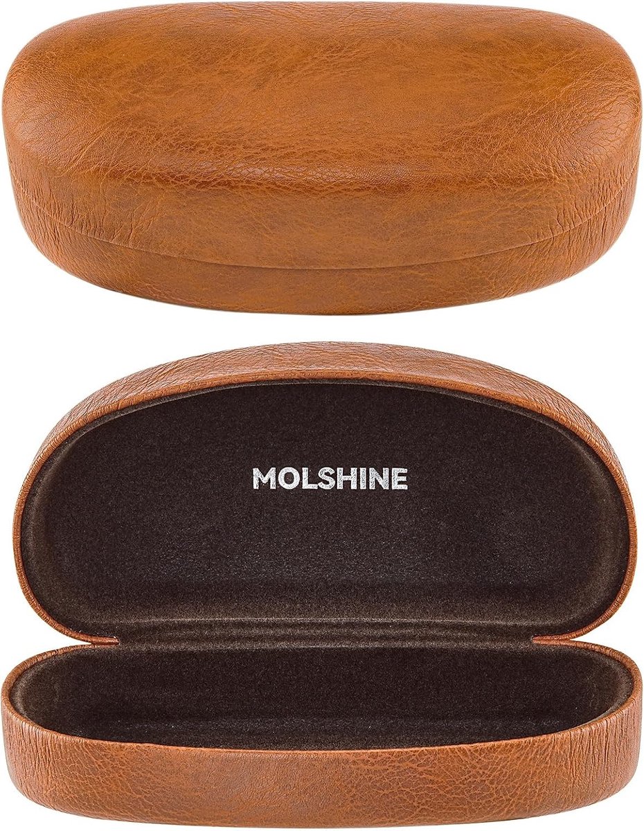 Zonnebril etui groot - hard shell - met microvezeldoek - optimaal beschermd - ShopVlot