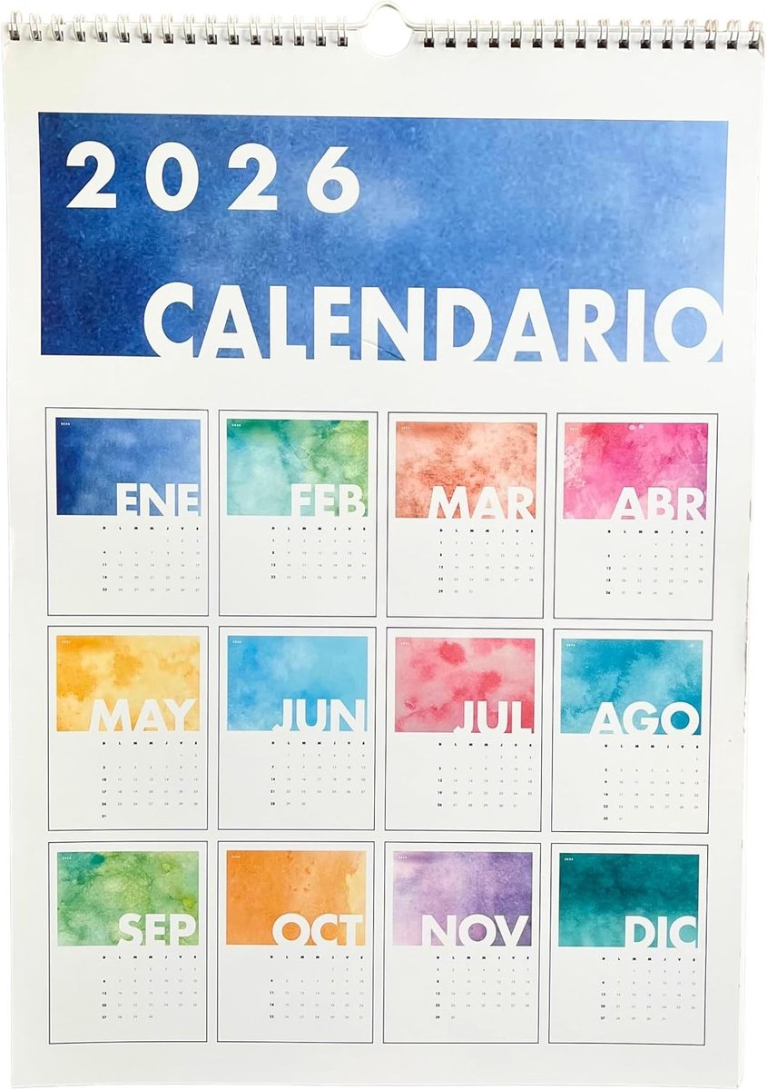 Grote Kalender 2026 - A3 Formaat - Voor Thuis of Kantoor