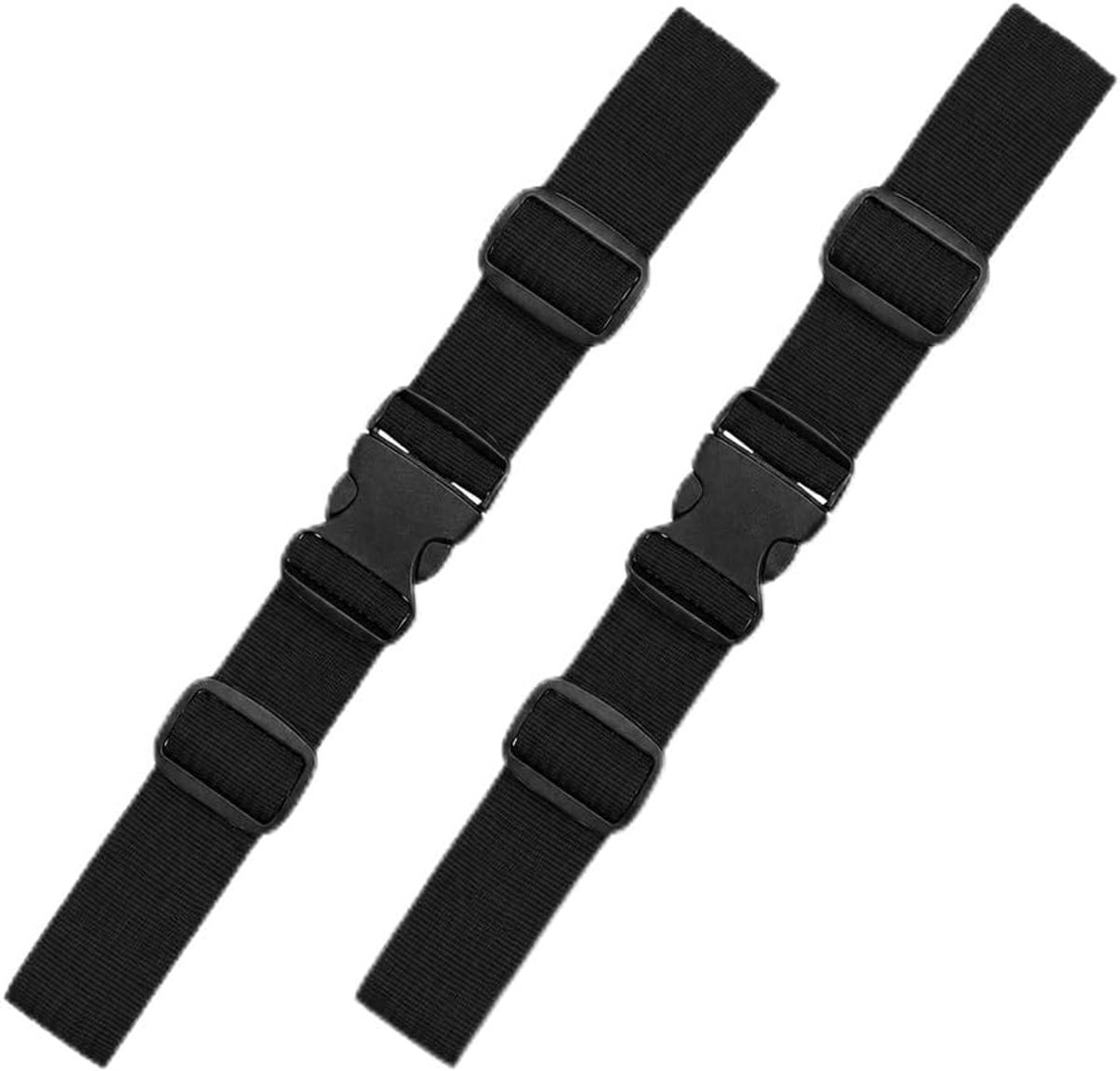 2 stuks verstelbare borstriem, rugzak, zwart, antislip rugzakriem met snelsluiting, duurzame borstband voor kinderen en volwassenen, rugzakaccessoires voor joggen en wandelen