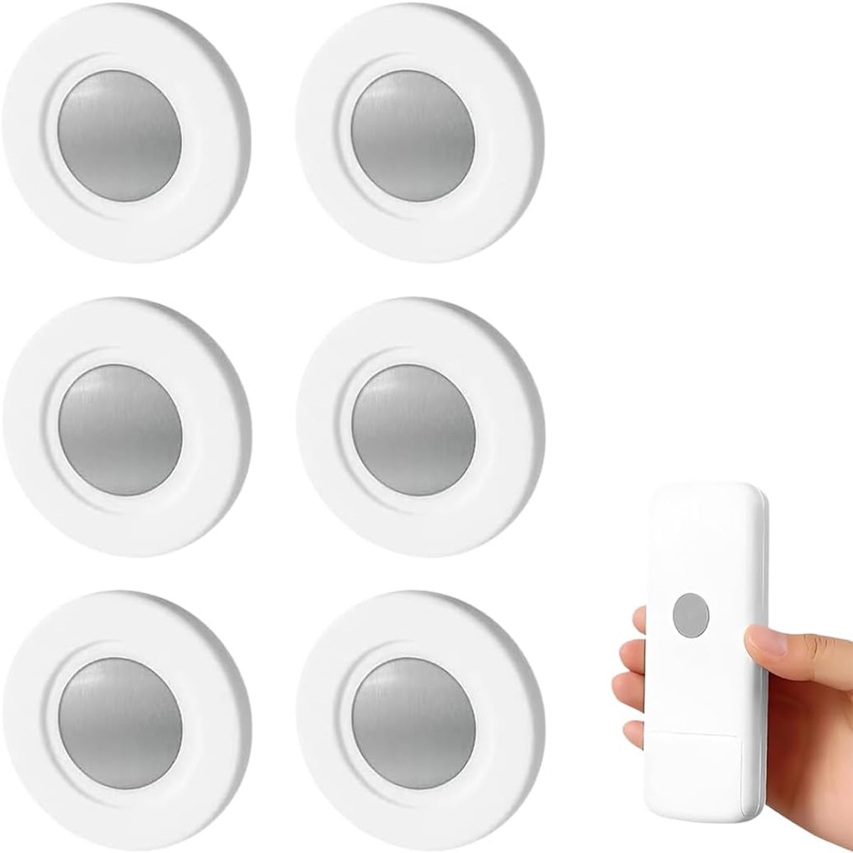 5 stuks magnetische houder voor afstandsbedieningen, magnetische houder voor afstandsbediening van siliconen, dubbele magneet, voor afstandsbedieningen van tv, airconditioning en ventilatoren