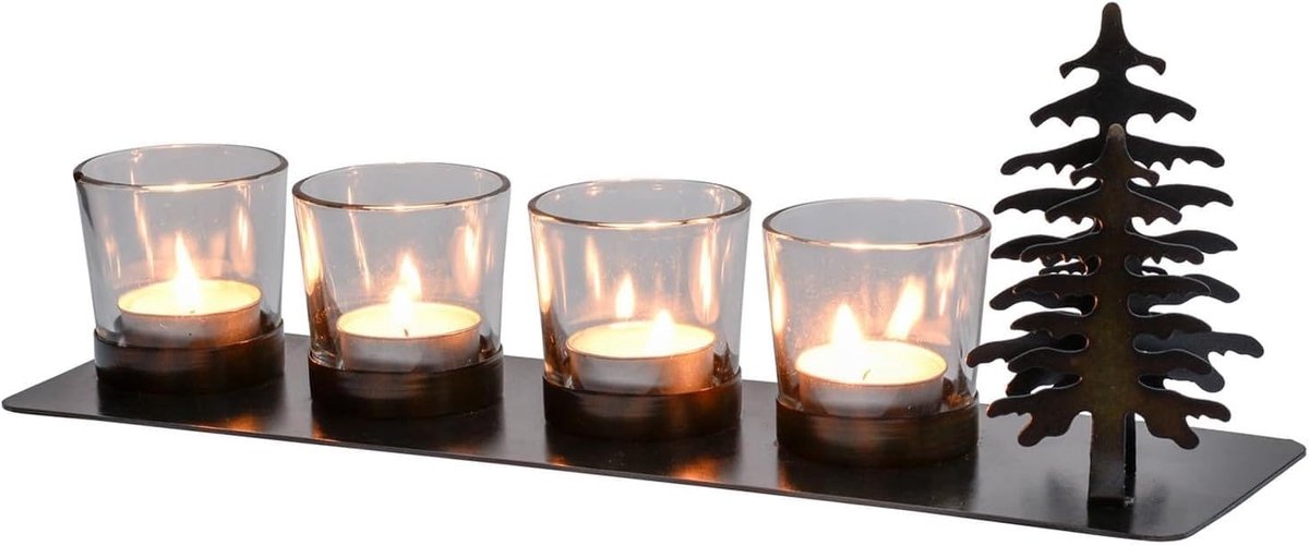 Kerstdecoratie kandelaar kaarsenhouder Jaminto