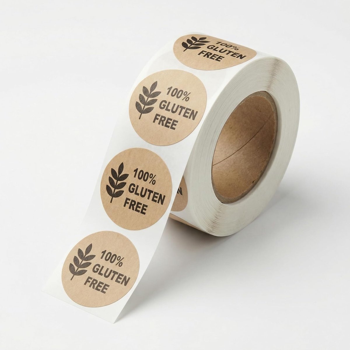 Etiketten van kraftpapier (500 stuks)