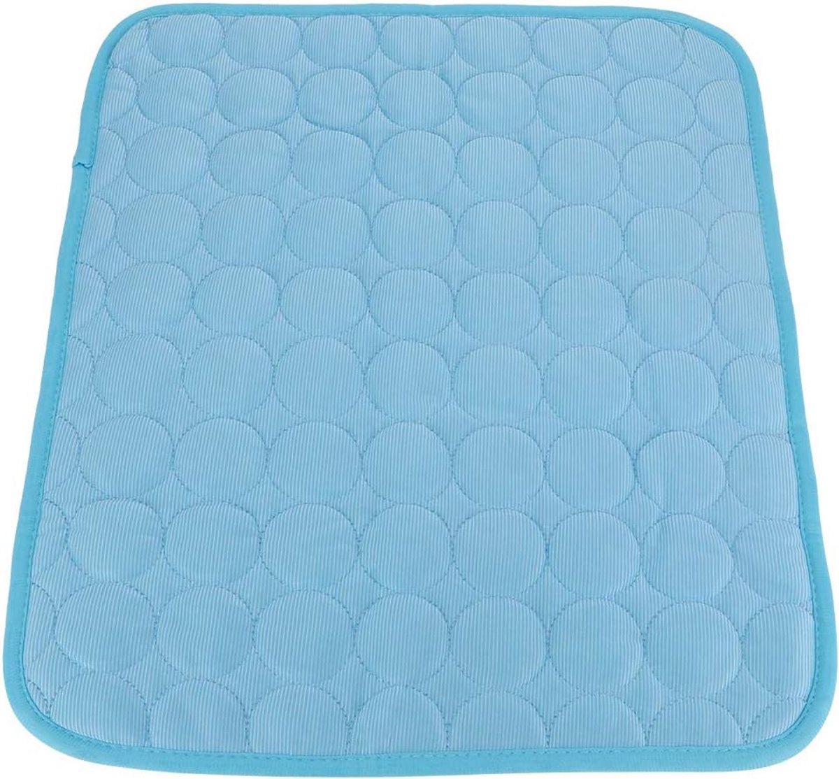 Koelmat voor Huisdieren, Zelfkoelend Kussen, Zomerbed voor Honden en Katten, Nauwkeurige Afwerking, Gaasoppervlak, Materiaal van Katoenmix (XL)