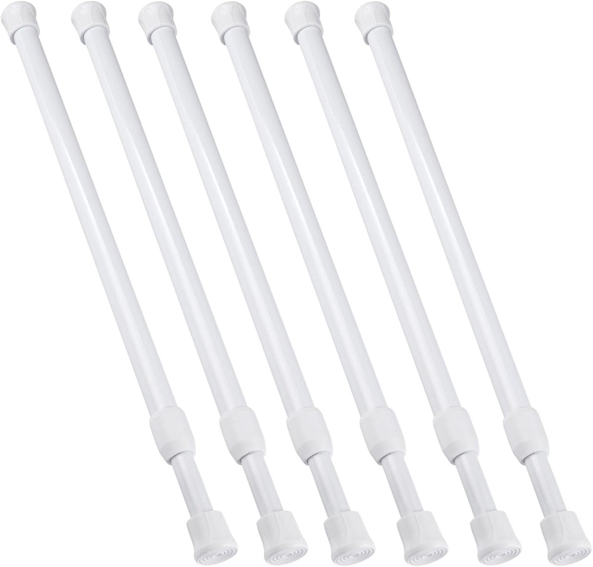 6 Stuks Klemstang 30-50 cm, Kleine Telescoopstang, Spanstang Zonder Boren