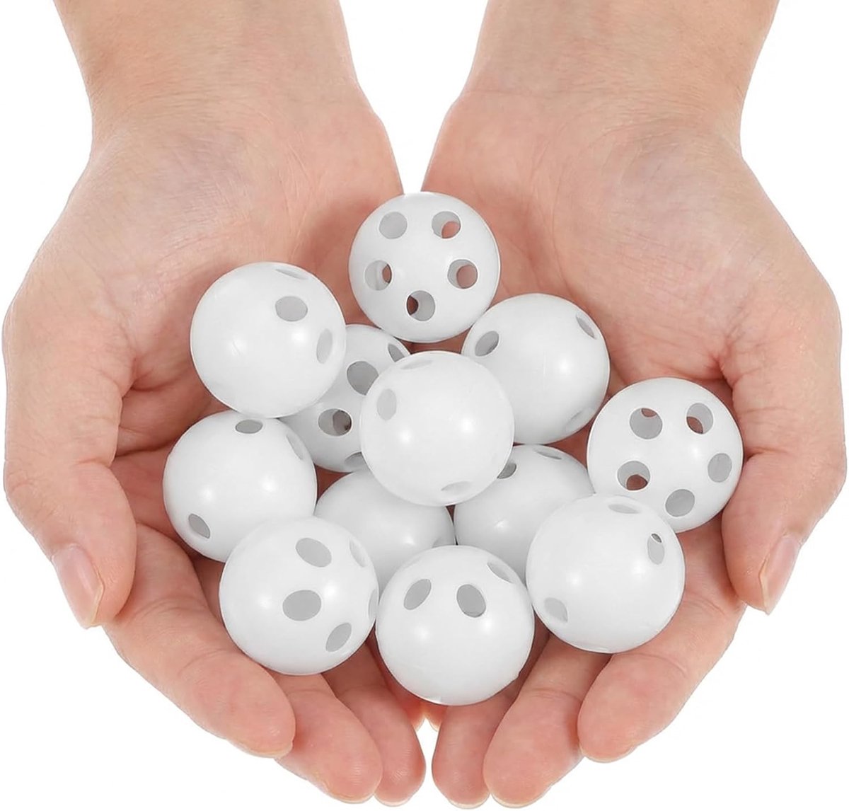 24 mm diameter rammelballen om in te naaien, witte rammelballen, geluidsfabrikant voor knuffeldieren en huisdierspeelgoed, doe-het-zelf knutselset (20)