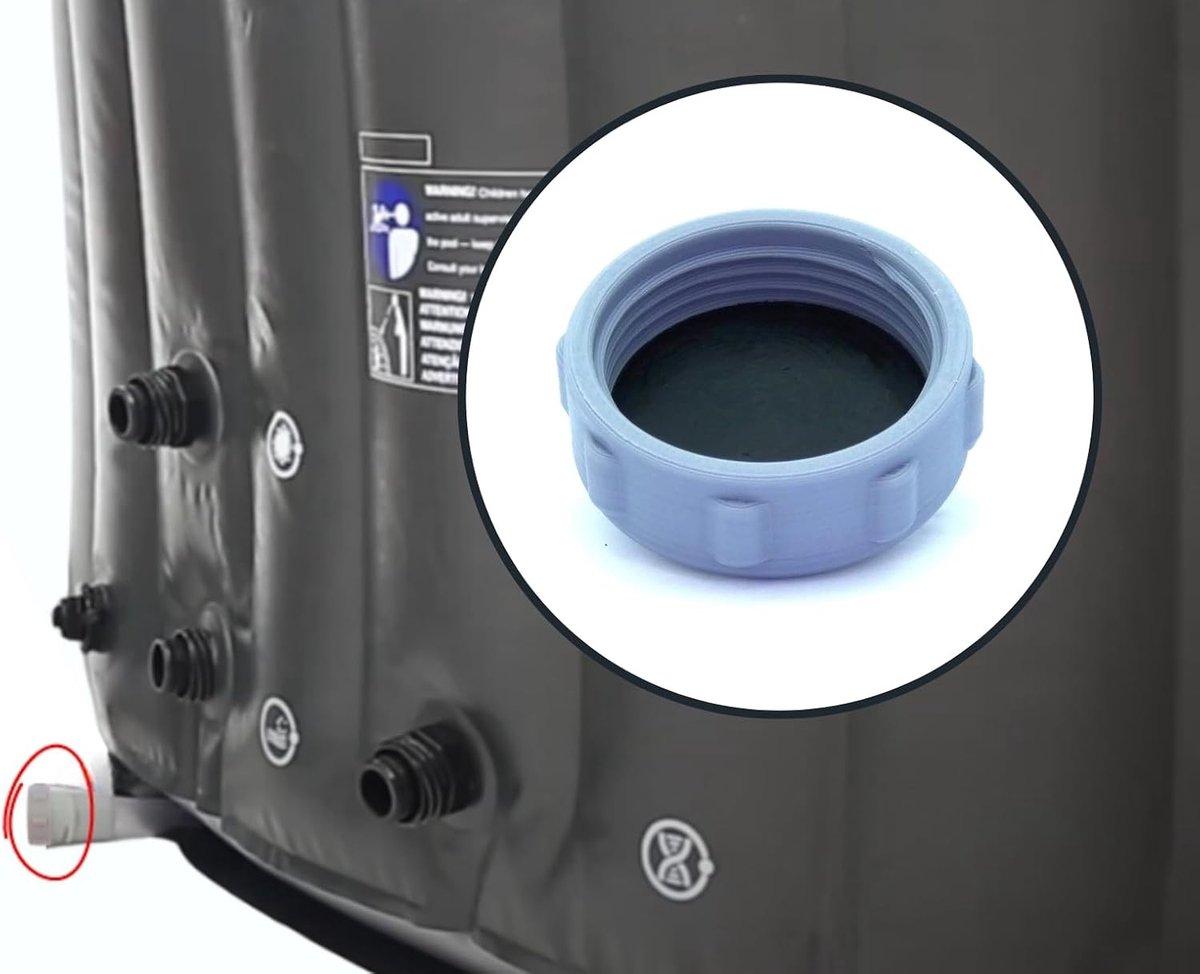 Hot Tub Drainage Cap Compatible with Wave Spa Hose Pipe Drain Valve Blanking End Caps - ShopVlot