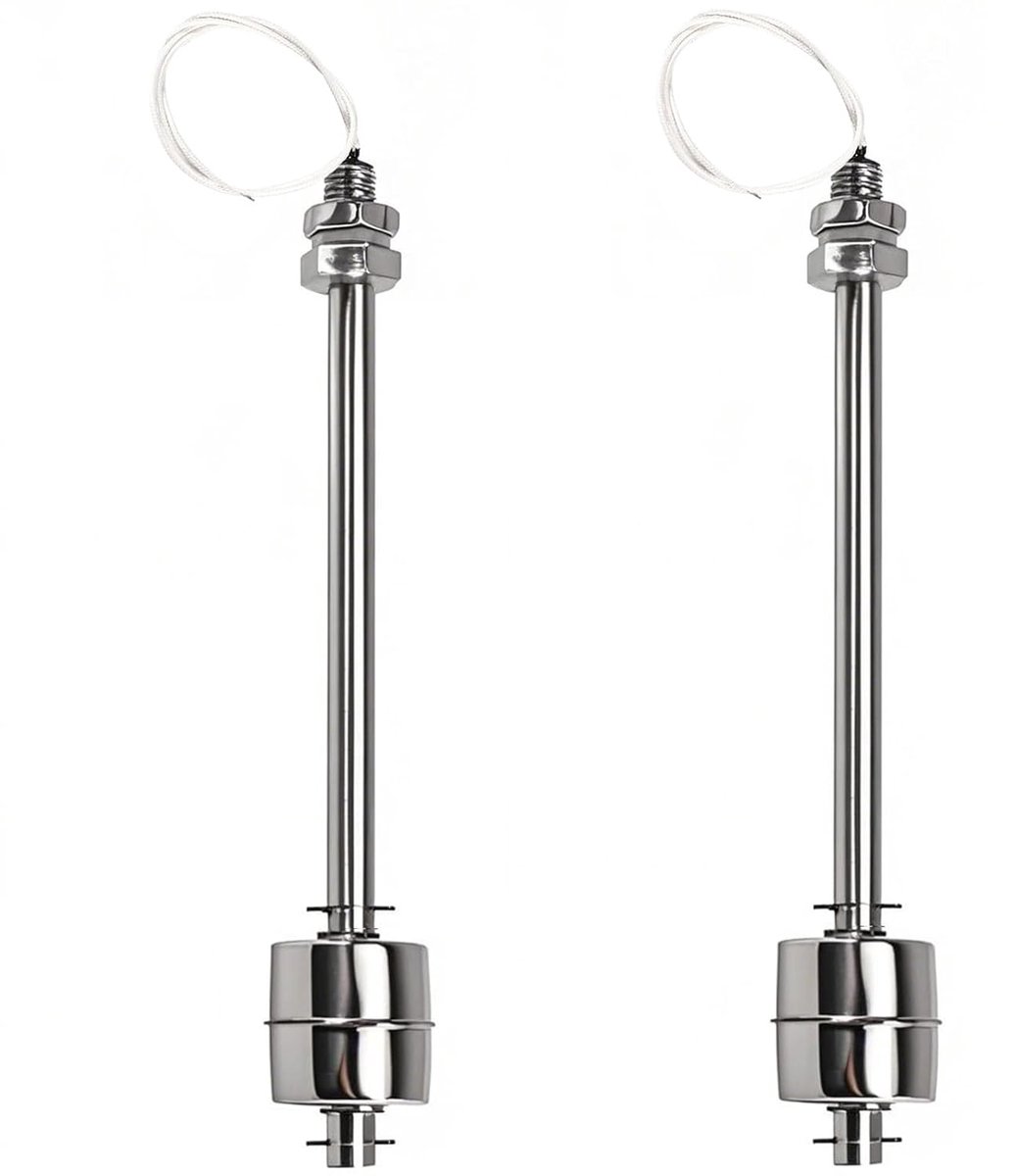 Float switch 150mm - roestvrij staal - hoge gevoeligheid - ideaal voor tank en zwembad - ShopVlot