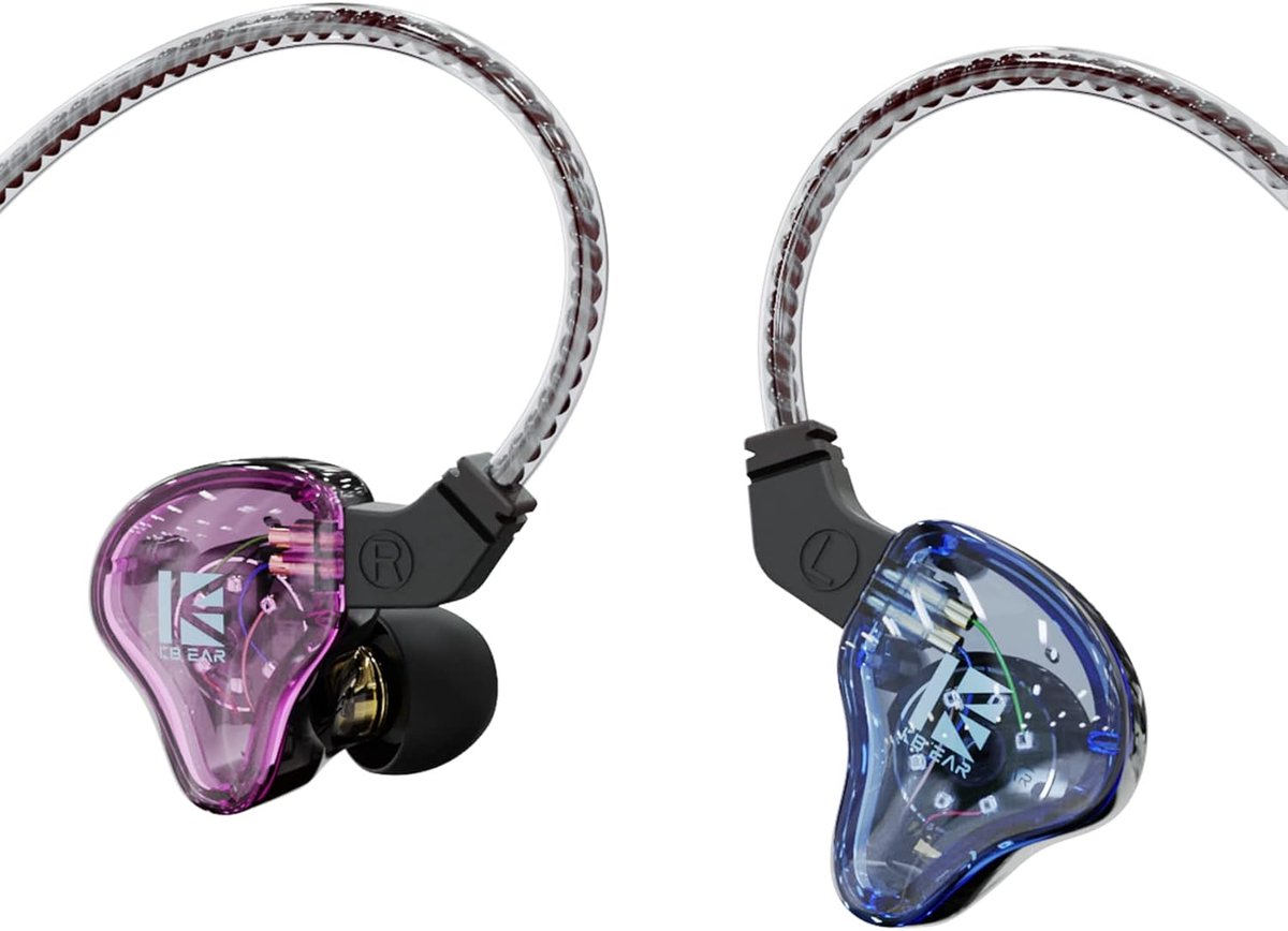 Hoofdtelefoon met microfoon - hybride IEM - noise cancelling - voor muzikanten - ShopVlot