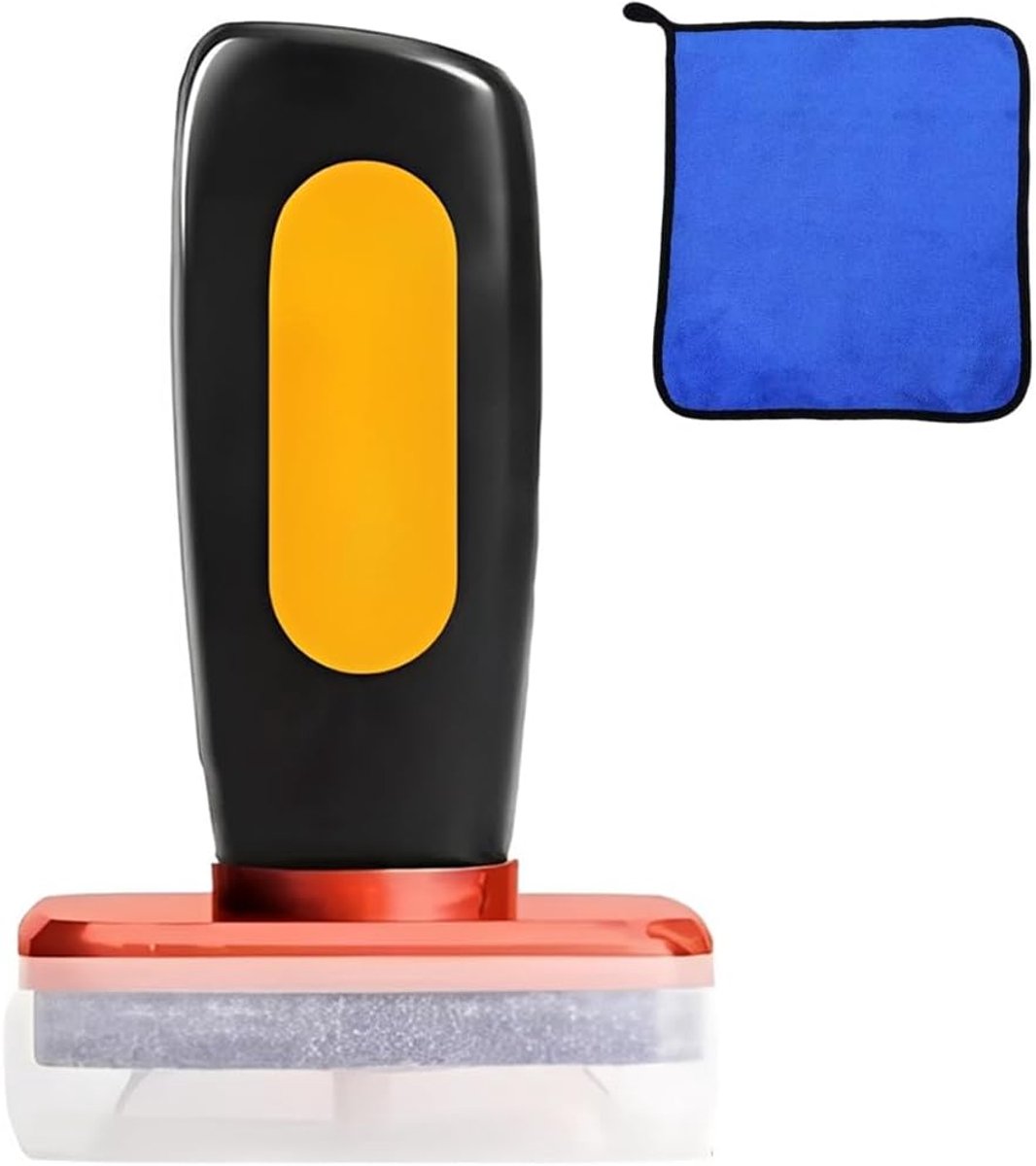 Glasreiniger handheld - Olie-filmverwijderaar - Inclusief handdoeken - Voor heldere autoruiten - ShopVlot