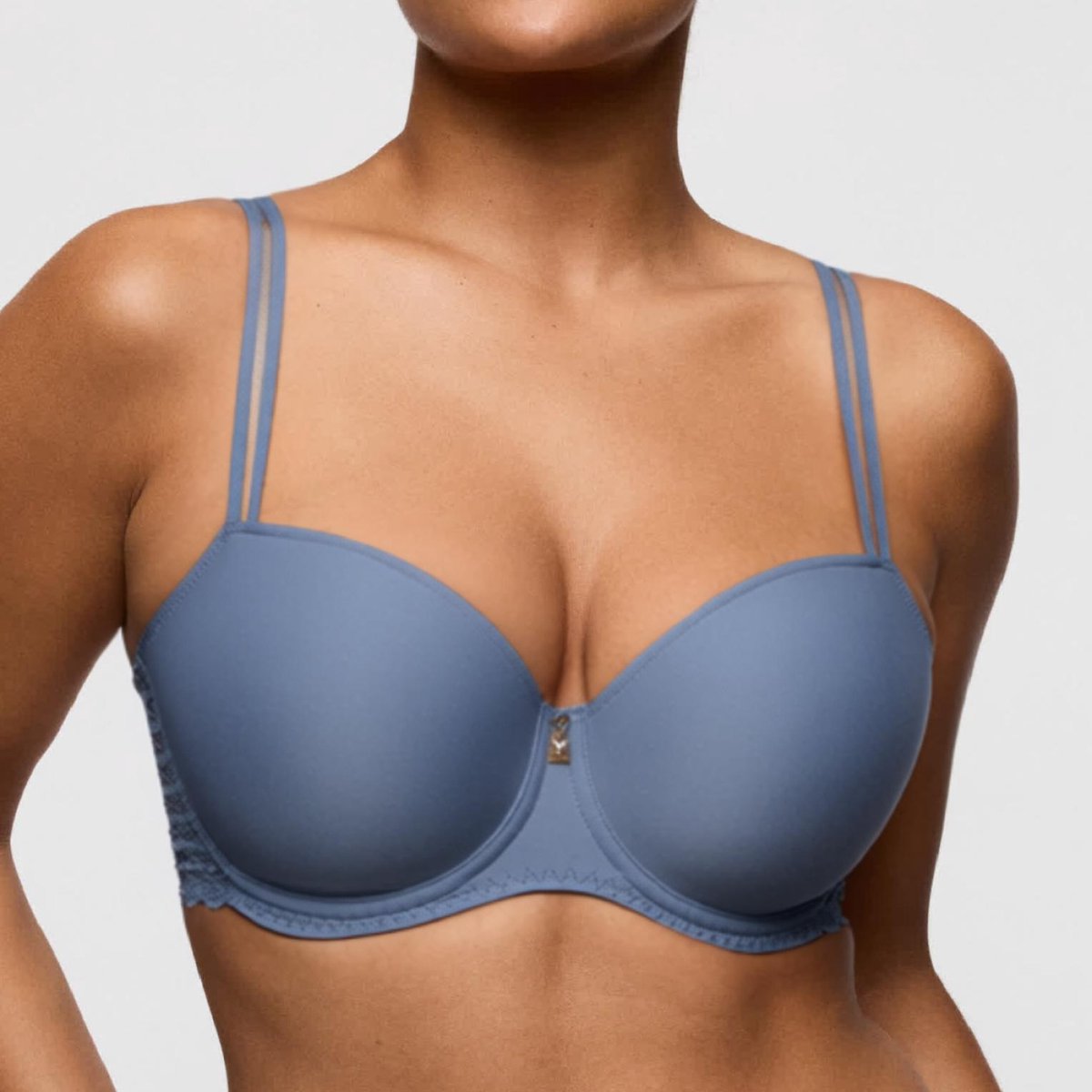 PrimaDonna Twist Twist Side Voorgevormde Balconette Bh 0242572 Indigofera - maat EU 90D / FR Blauw