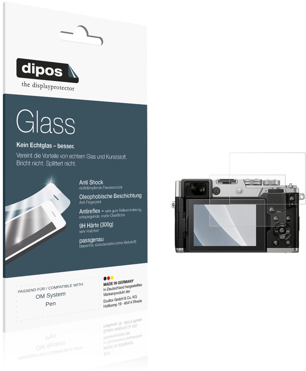 dipos – 2x Matte Pantserfolie geschikt voor OM System Pen | 9H Screenprotector