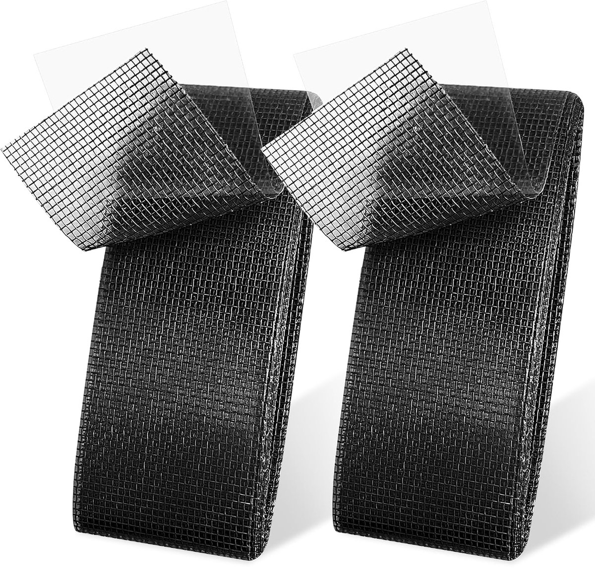 2 Stuks Vliegenhor Reparatie Tape, 50 mm x 5 m Insectenhor Reparatieband, Reparatiepleister voor Horren voor Deuren en Ramen, Dierenhorren, DIY-projecten