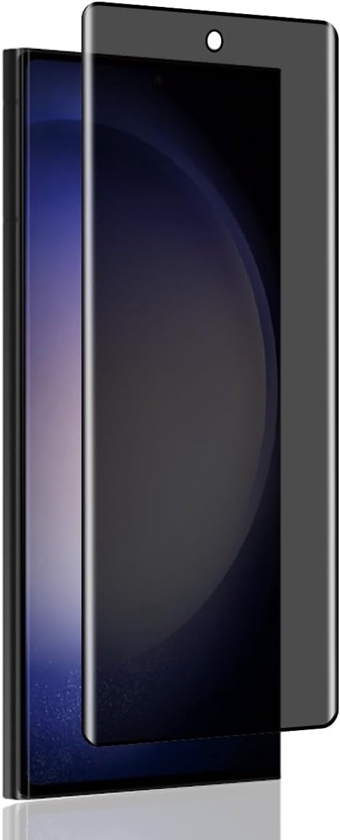 Sichtschutz Beschermfolie voor Samsung Galaxy S23 Ultra, voor pantserglas, privacybescherming, 3D-volledige afdekking, anti-kras, privacy pantserfolie, displaybeschermfolie voor Samsung
