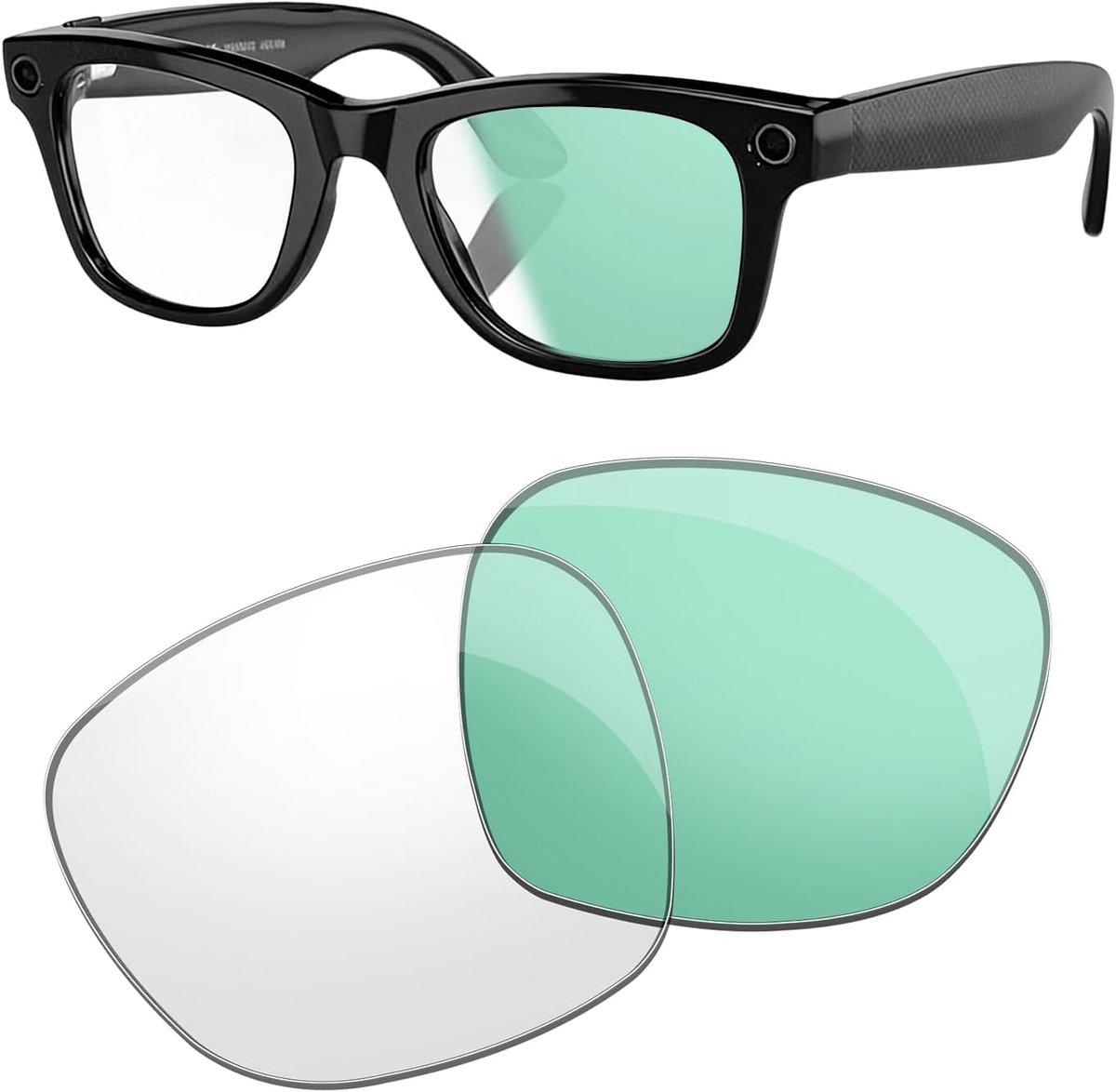 Lenzen Vervanging voor Ray-Ban Meta Wayfarer RW4006 50mm Zonnebril Geen Gepolariseerd