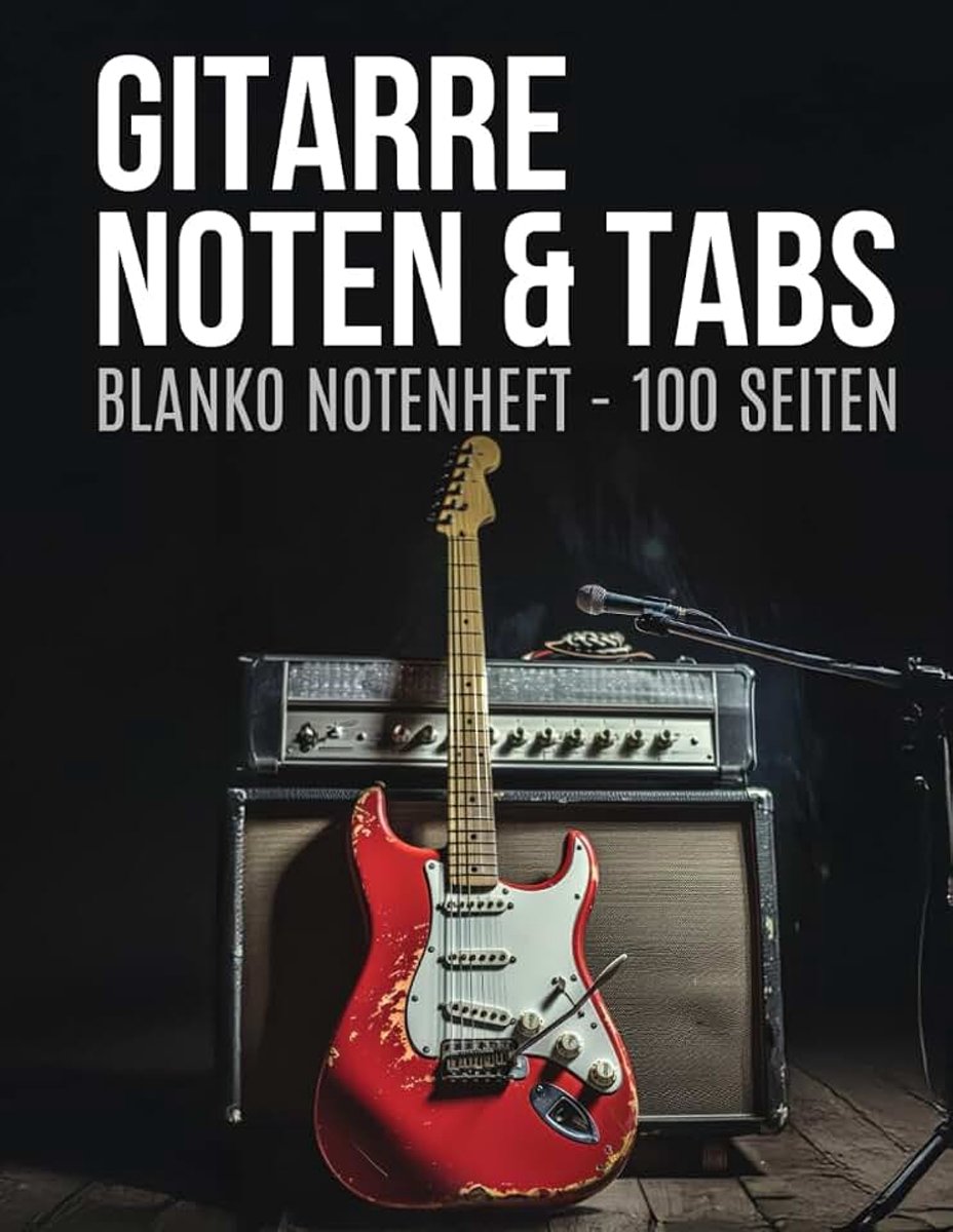 Gitaar notities & tabs - Leeg notitieboek - 100 pagina's