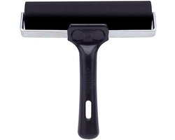 ESSDEE - professionele inktroller (lino) met zwart handvat - 150mm