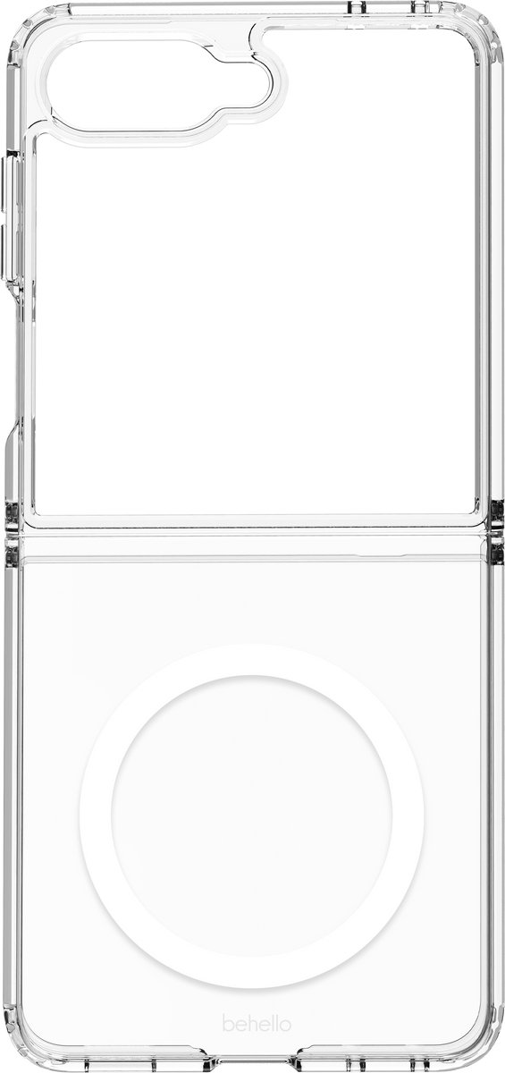 BeHello Samsung Galaxy Z Flip8 Clear magnetic case transparant