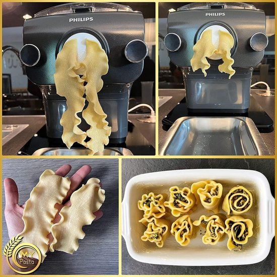 SnelShoppen - Lasagna Ondulato Pastadisc voor Pasta Machines - Geschikt voor Philips Avance - Accessoires voor Huisgemaakte Pasta - Perfect voor Keuke — afbeelding 2