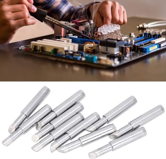 Soldering Tips 900M-T-5C, Loodvrije Solderen Set van 10 Stukken voor Soldering Machines en Elektronica — afbeelding 3