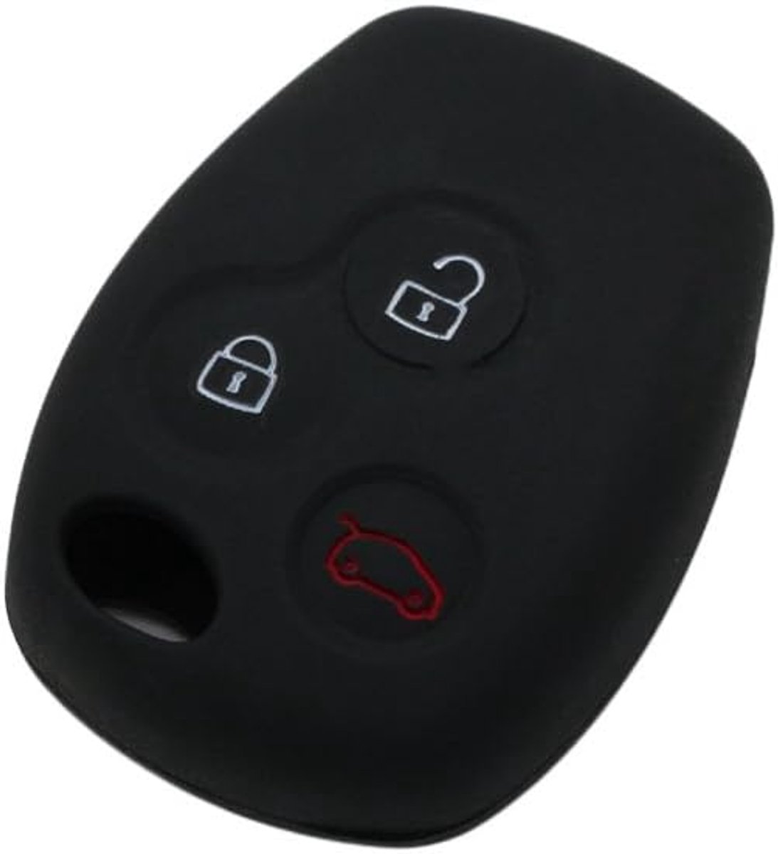Fassport CV9300 Silicone Case for 3-Button Remote Control, Car Key Black - ShopVlot