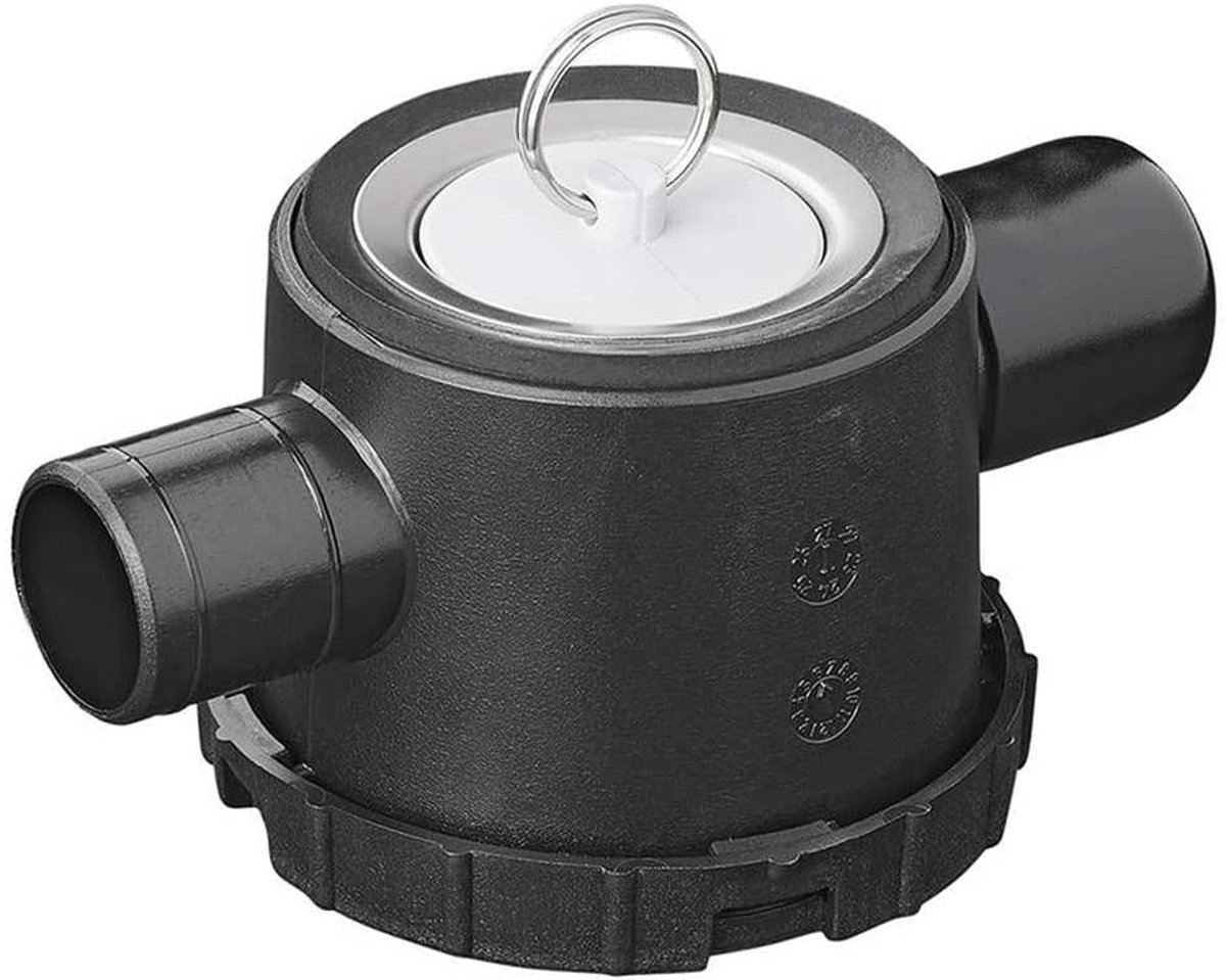 Siphon with 2 Connections Diameter 39 mm Sink Drain for Motorhome, Caravans and Boats, Suitable for Waste Water Pipe - ShopVlot