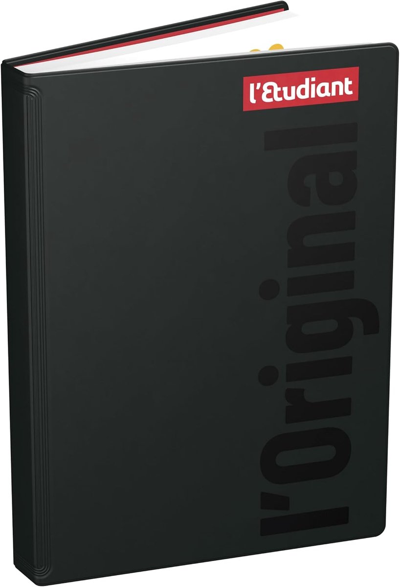SnelShoppen - Schoolagenda Dagoverzicht 2023-2024, 15x20 cm, Zwart Gevoerd, 352 Pagina's, Timetable, Schoolvakanties, Atlas, Tips