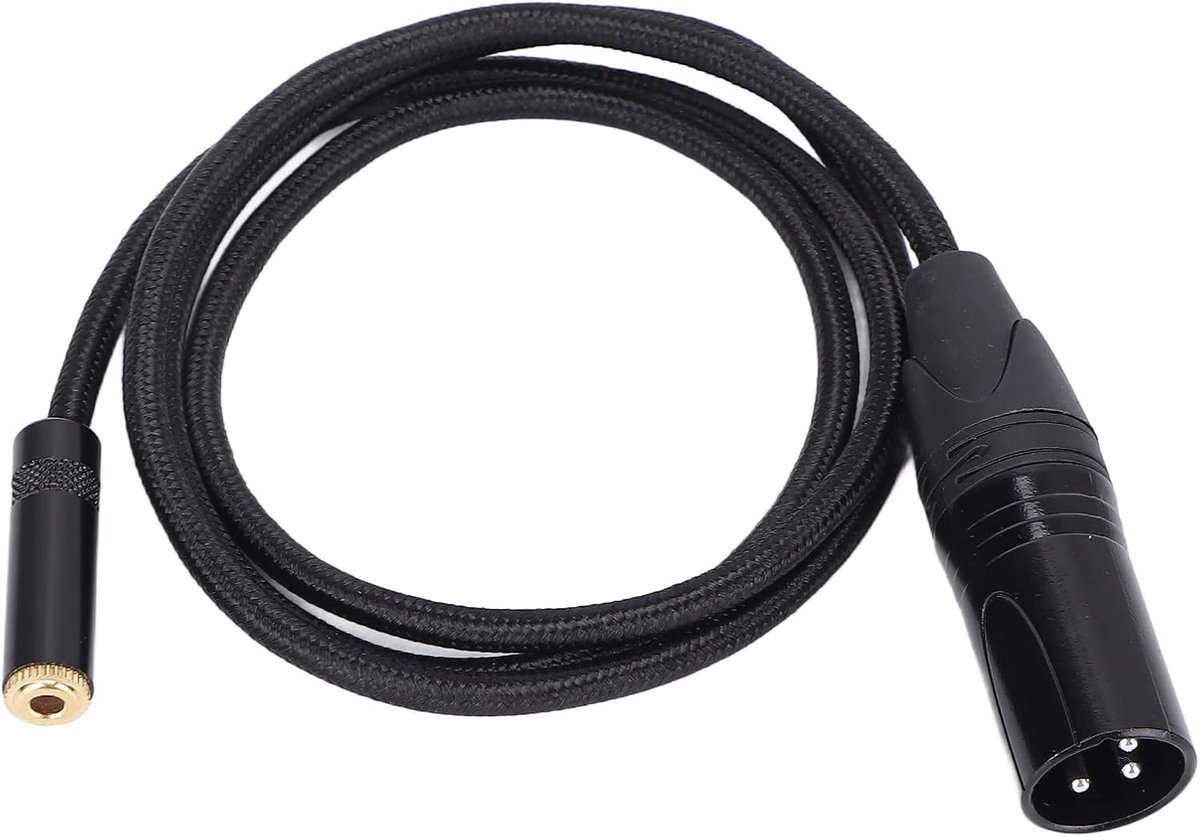 3.5mm Female To XLR Male Stereo Audio Adapter Cable, Mini Jack Female To XLR Male Adapter Cable, for MP3 Players - ShopVlot